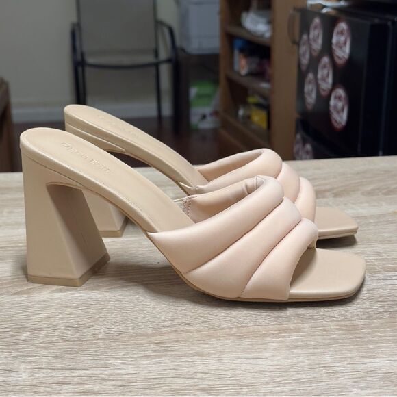 Open Edit Edsheena Nude Sandal Size 10M - Picture 4 of 13